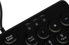 Клавиатура Оклик 420MRL черный USB slim Multimedia LED (1091226) кабель 1.5м