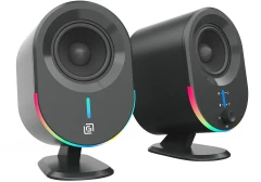 Колонки Оклик OK-303A 2.0 черный 20Вт BT