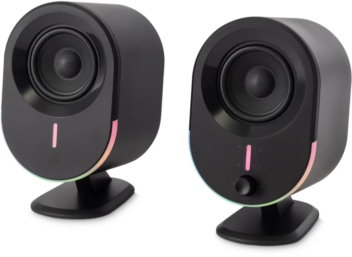 Колонки Оклик OK-303A 2.0 черный 20Вт BT