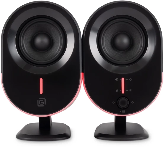 Колонки Оклик OK-303A 2.0 черный 20Вт BT