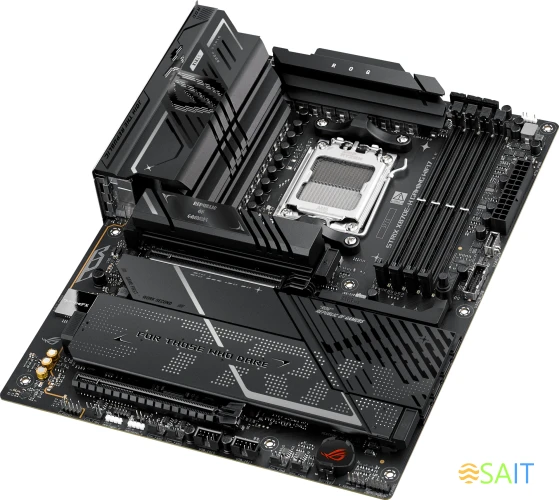 Материнская плата Asus ROG STRIX X870E-H GAMING WIFI7 Socket AM5 AMD X870E 4xDDR5 ATX AC`97 8ch(7.1) 5Gigabit RAID+HDMI