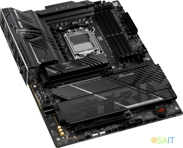 Материнская плата Asus ROG STRIX X870E-H GAMING WIFI7 Socket AM5 AMD X870E 4xDDR5 ATX AC`97 8ch(7.1) 5Gigabit RAID+HDMI