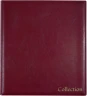 Папка на 4-х D-кольцах Silwerhof Кляссер верт. ПВХ 0.6мм бордовый вмест.30лист.