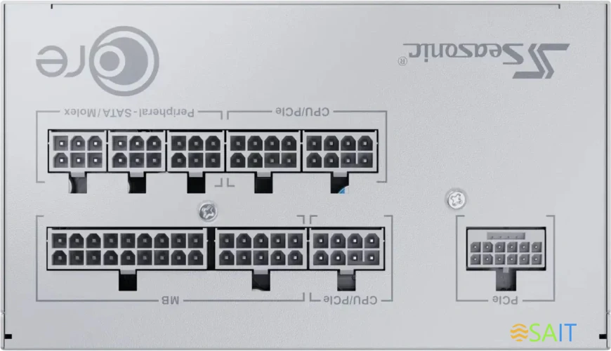 Блок питания Seasonic ATX 850W Core GX-850 White Gen.5 80+ gold 24pin APFC 120mm fan 8xSATA Cab Manag RTL