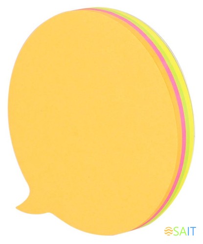 Закладки самокл. бумажные Deli EA03202 76х76мм 4цв.в упак. 20лист