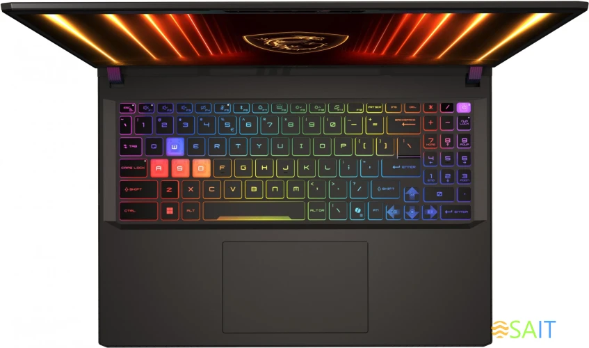 Ноутбук MSI Vector 16 HX AI A2XWHG-080XRU Core Ultra 7 255HX 32Gb SSD1Tb NVIDIA GeForce RTX5070Ti 12Gb 16" IPS FHD+ (1920x1200) FreeDOS grey space WiFi BT Cam (9S7-15M352-080)