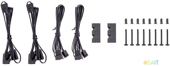 Вентилятор для корпуса Thermaltake CT140 Sync Reverse ARGB 140х140x25 черный 4-pin 32.8дБ (упак.:2шт) (CL-F174-PL14SW-A) Ret