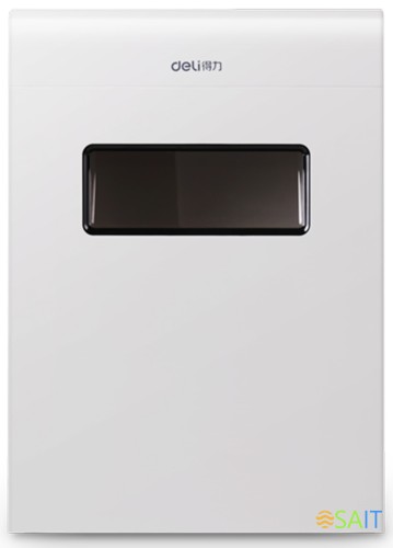 Шредер Deli Touch E9921-EU белый (секр.P-4) фрагменты 6лист. 16лтр. скрепки скобы пл.карты