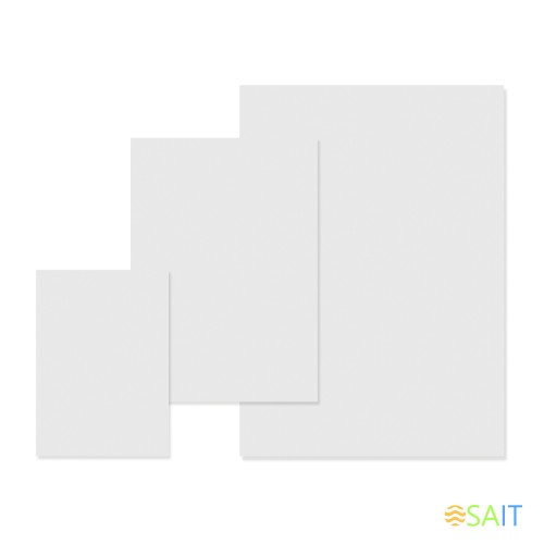 Доска для лепки Silwerhof 957003 прямоугольная A5 пластик 1мм цв.белый