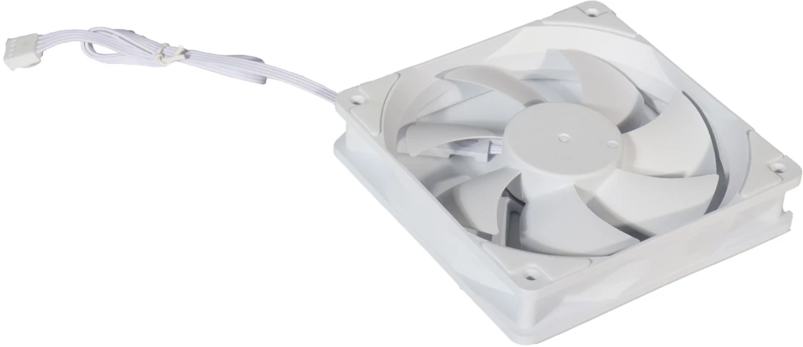 Вентилятор для корпуса Digma DFAN120PWM-1WH 120х120x25 белый 4-pin 28дБ Ret