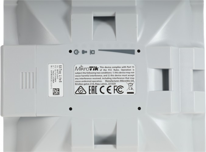 Точка доступа MikroTik SXTsq Lite5 (RBSXTSQ5ND) N300 10/100BASE-TX белый