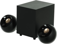 Колонки Creative PEBBLE PLUS 2.1 черный 8Вт