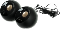 Колонки Creative PEBBLE PLUS 2.1 черный 8Вт