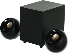 Колонки Creative PEBBLE PLUS 2.1 черный 8Вт