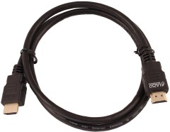 Кабель аудио-видео Lazco WH-111 HDMI (m)/HDMI (m) 1м. позолоч.конт. черный (9780)