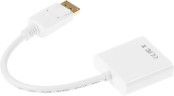 Переходник DisplayPort (m) DVI (f) белый