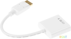Переходник DisplayPort (m) DVI (f) белый