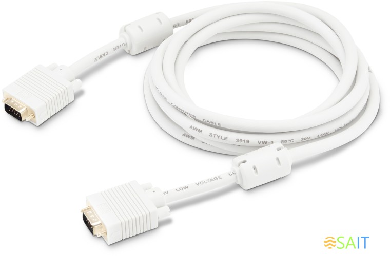 Кабель Buro CAB016S-10 VGA (m) VGA (m) 3м феррит.кольца серый