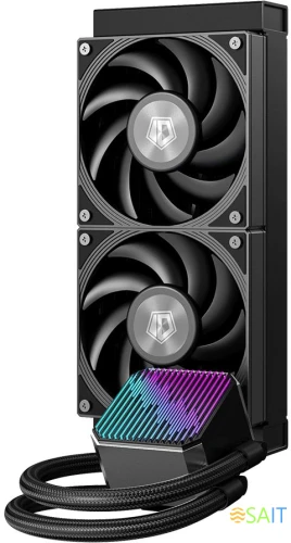 Система водяного охлаждения ID-Cooling DX240 Max Soc-AM5/AM4/1200/1700/1851 черный 4-pin 32.5dB Al+Cu 300W Ret
