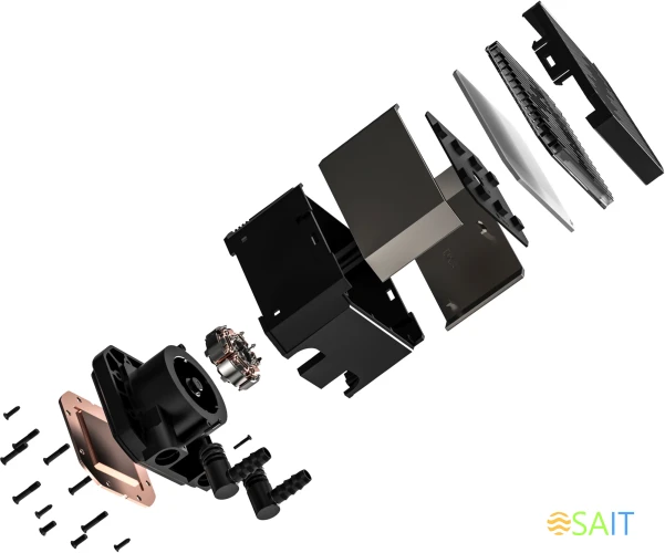 Система водяного охлаждения ID-Cooling DX240 Max Soc-AM5/AM4/1200/1700/1851 черный 4-pin 32.5dB Al+Cu 300W Ret