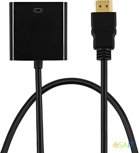 Переходник Buro HDMI-M-VGA-F-WUSB HDMI (m) VGA (f) 0.1м