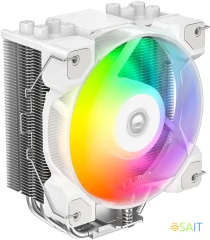 Устройство охлаждения(кулер) ID-Cooling SE-214-XT DF ARGB Soc-AM5/AM4/1200/1700/1851 белый 4-pin 31.5dB Al+Cu 180W 560gr Ret (SE-214-XT DF WHITE)