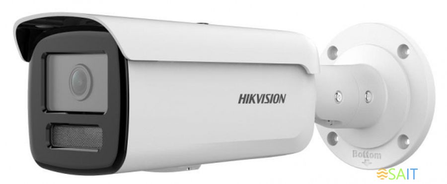 Камера видеонаблюдения IP Hikvision DS-2CD2T47G2H-LI(2.8MM) 2.8-2.8мм корп.:серый