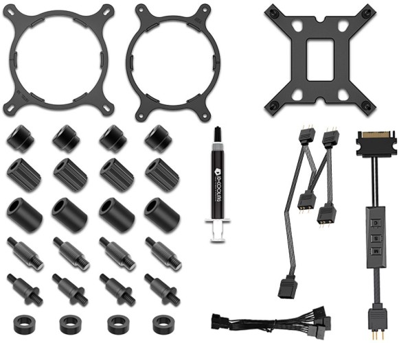 Система водяного охлаждения ID-Cooling Zoomflow 360 XT ARGB Soc-AM5/AM4/1200/1700/1851 белый 4-pin 14-35dB Al+Cu 350W Ret (ZOOMFLOW 360 XT SNOW)