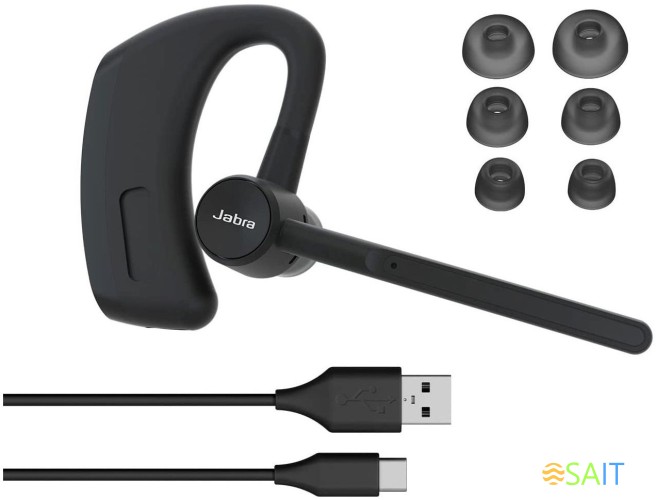 Наушники с микрофоном Jabra Perform черный вкладыши BT крепление за ухом (5101-119)