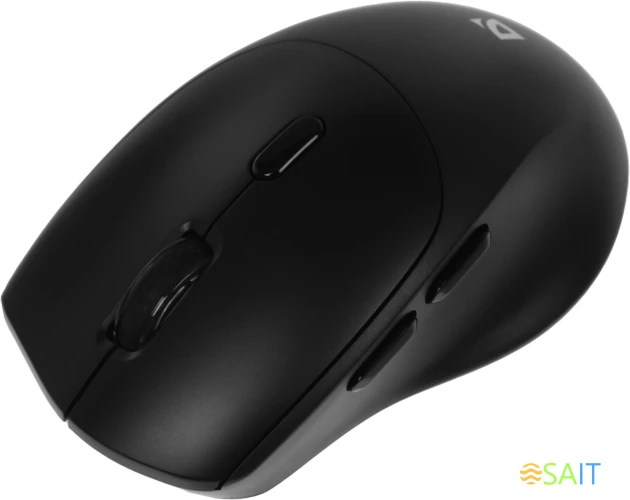 Мышь Defender Effect X MS-095 черный оптическая 1600dpi беспров. USB 5but (52095)