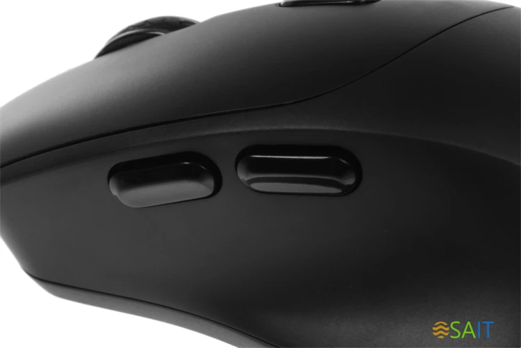 Мышь Defender Effect X MS-095 черный оптическая 1600dpi беспров. USB 5but (52095)