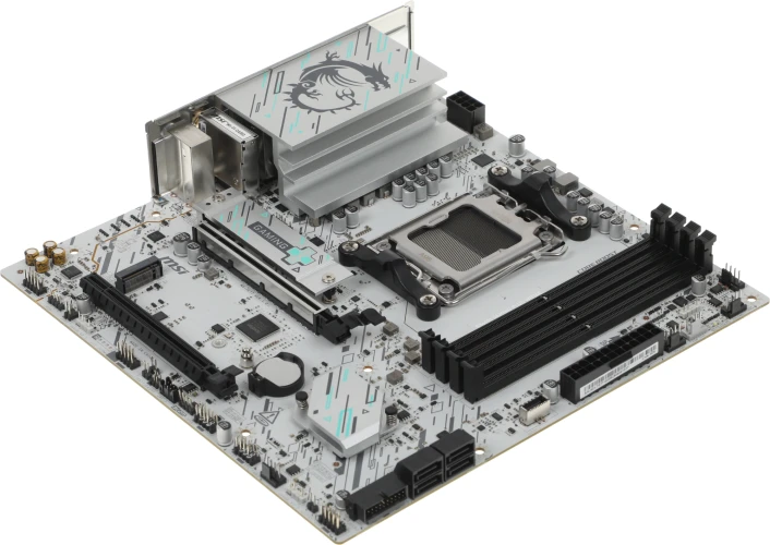 Материнская плата MSI B840M GAMING PLUS WIFI6E SocketAM5 AMD B840 4xDDR5 mATX AC`97 8ch(7.1) 2.5Gg RAID+HDMI