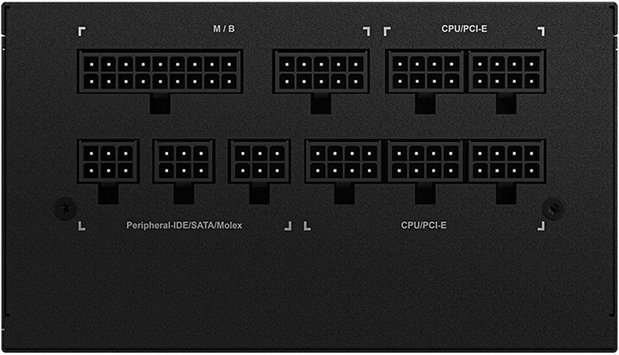 Блок питания Gigabyte ATX 750W GP-UD750GM 80+ gold (20+4pin) APFC 120mm fan 8xSATA Cab Manag RTL