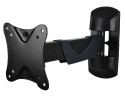 Кронштейн для телевизора Hama FULLMOTION черный 10"-26" макс.25кг настенный