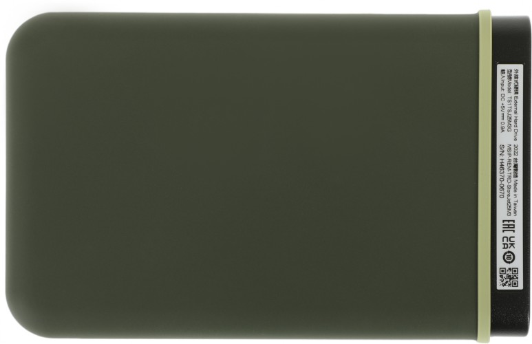 Жесткий диск Transcend USB 3.0 1Tb TS1TSJ25M3G StoreJet 25M3 (5400rpm) 2.5" зеленый