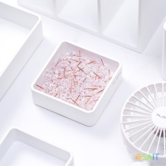 Набор мелкоофисный Deli 78551 гвоздики 50шт скрепки 100шт золотистый металл пластиковая туба