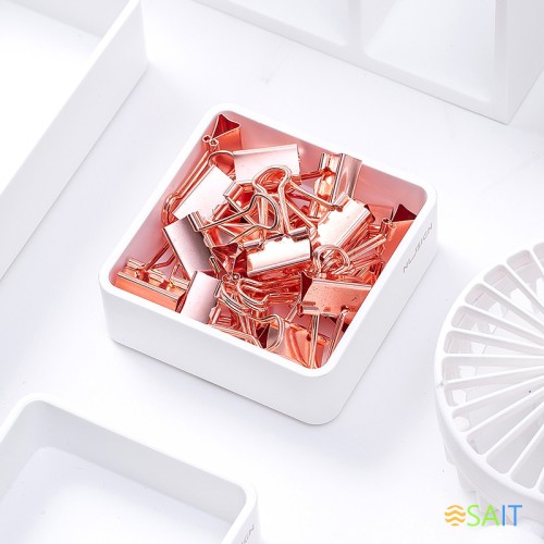 Набор мелкоофисный Deli 78551 гвоздики 50шт скрепки 100шт золотистый металл пластиковая туба