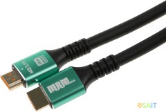 Кабель аудио-видео Premier 12393 HDMI (m)/HDMI (m) 5м. позолоч.конт. черный