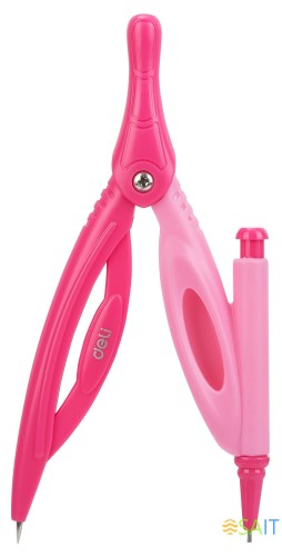 Циркуль Deli EG20002 в компл.:набор грифелей