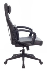 Кресло игровое Zombie Driver черный экокожа с подголов. крестов. пластик