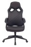 Кресло игровое Zombie Driver черный эко.кожа с подголов. крестов. пластик