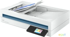 Сканер планшетный HP ScanJet Pro N4600 fnw1 (20G07A) A4 белый