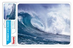 Коврик для мыши Buro BU-M10033 Мини рисунок/волна 230x180x2мм