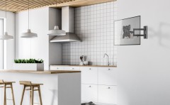 Кронштейн для телевизора Onkron M4S черный 17"-43" макс.35кг настенный поворот и наклон