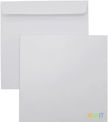 Конверт Silwerhof Eco 201060 CD 125x125мм без окна белый клеевой слой 80г/м2 (pack:1000pcs)