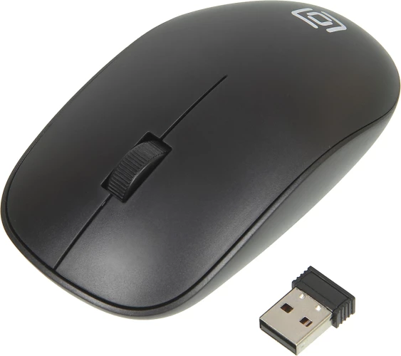 Клавиатура + мышь Оклик 230M клав:черный мышь:черный USB беспроводная (412900)