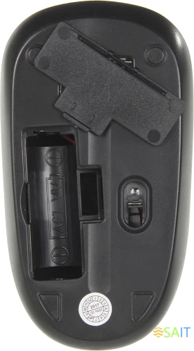 Клавиатура + мышь Оклик 230M клав:черный мышь:черный USB беспроводная (412900)