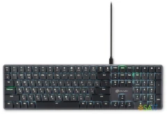 Клавиатура Оклик K953X механическая черный/серый USB Multimedia LED (1901086)