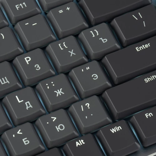 Клавиатура Оклик K953X механическая черный/серый USB Multimedia LED (1901086)