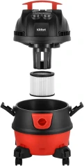 Пылесос Kitfort КТ-5337 1000Вт черный/красный